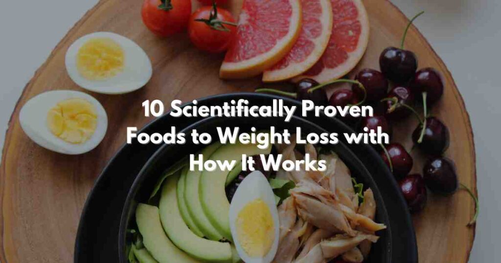 10 Scientifically Proven Foods to Weight Loss with How It Works
